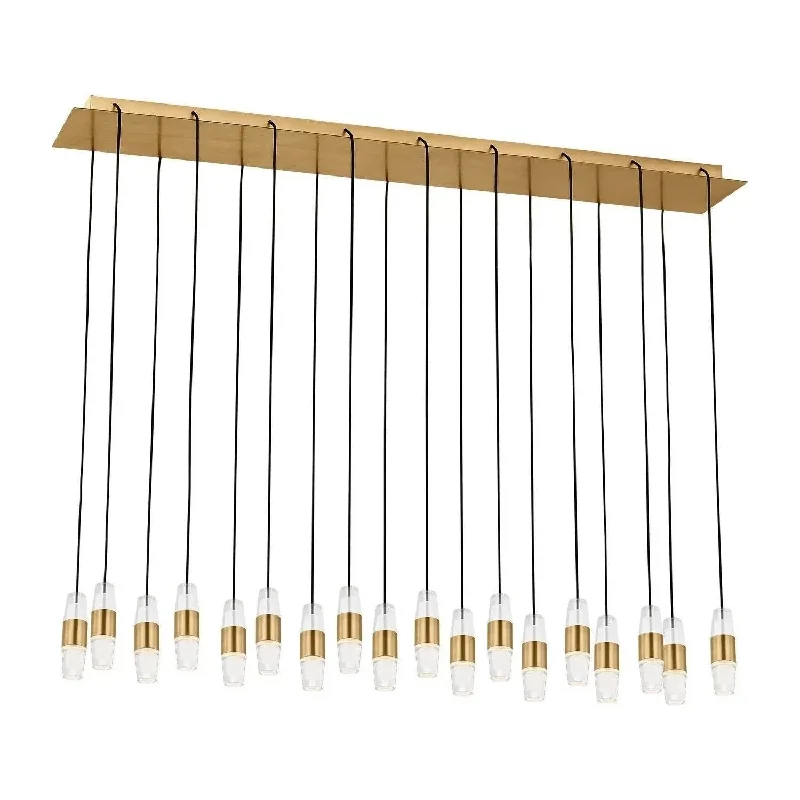 Track lighting with a long - lasting lifespanLassell LED Short Linear Pendant
