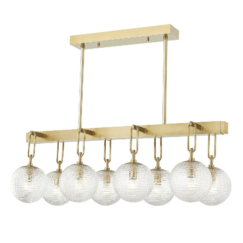 Dust - Resistant Industrial Lighting for Dirty WorkspacesJewett Eight Light Island Pendant Dust - Resistant Industrial Lighting for Dirty WorkspacesJewett Eight Light Island Pendant