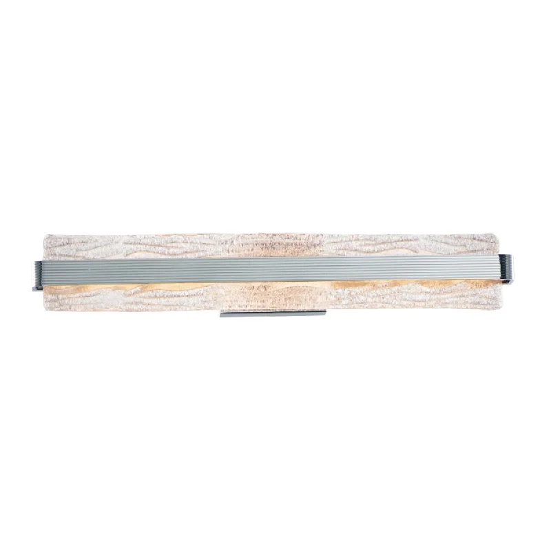 Industrial Exit Sign Lighting for Quick EvacuationRipple 30 in. LED Bath Bar Chrome finish