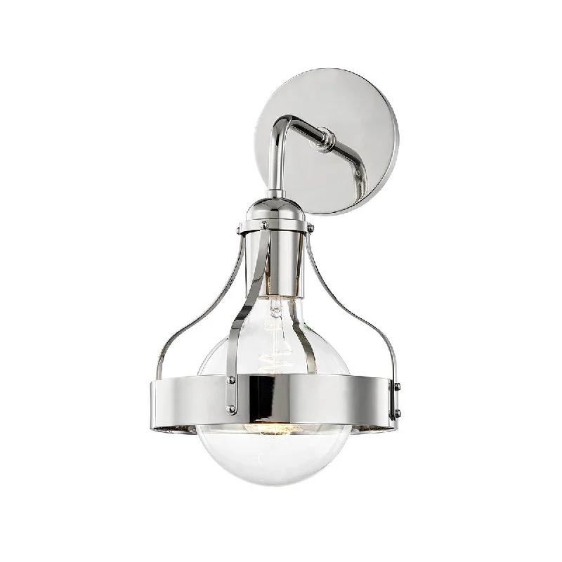 Industrial Pendant Lighting for Machine ShopsViolet One Light Wall Sconce