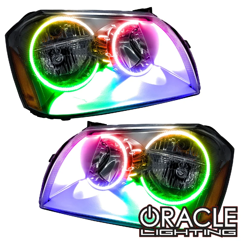Track lighting with energy - star certificationORACLE Lighting 2005-2007 Dodge Magnum Pre-Assembled Halo Headlights - Chrome Housing