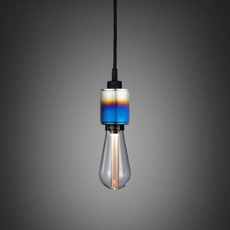 Track lighting with clear glass shadesHeavy Metal Pendant - Linear