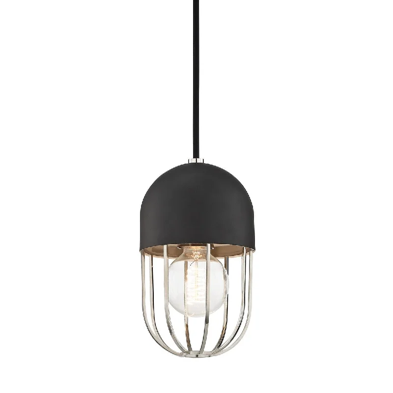 Dimmable Industrial Lighting for Ambiance ControlHaley One Light Pendant