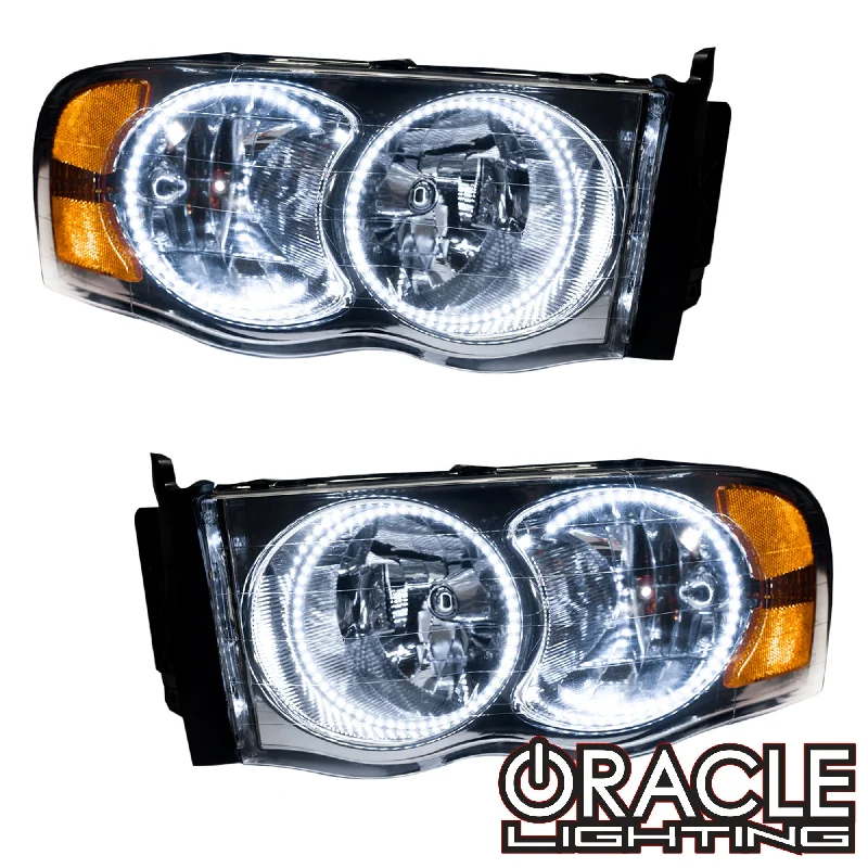 Track lighting with a chunky, bold designORACLE Lighting 2002-2005 Dodge Ram Pre-Assembled Halo Headlights