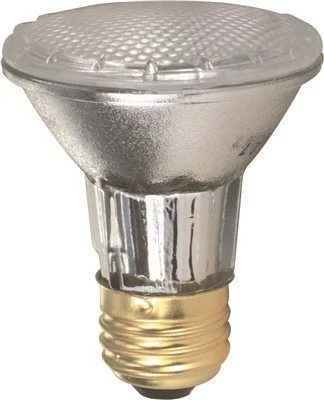 Rustic track lighting for farmhouse decorSatco Halogen Flood Lamp Par20 39 Watts 120 Volts Medium Base Clear 10 Degree Beam Angle
