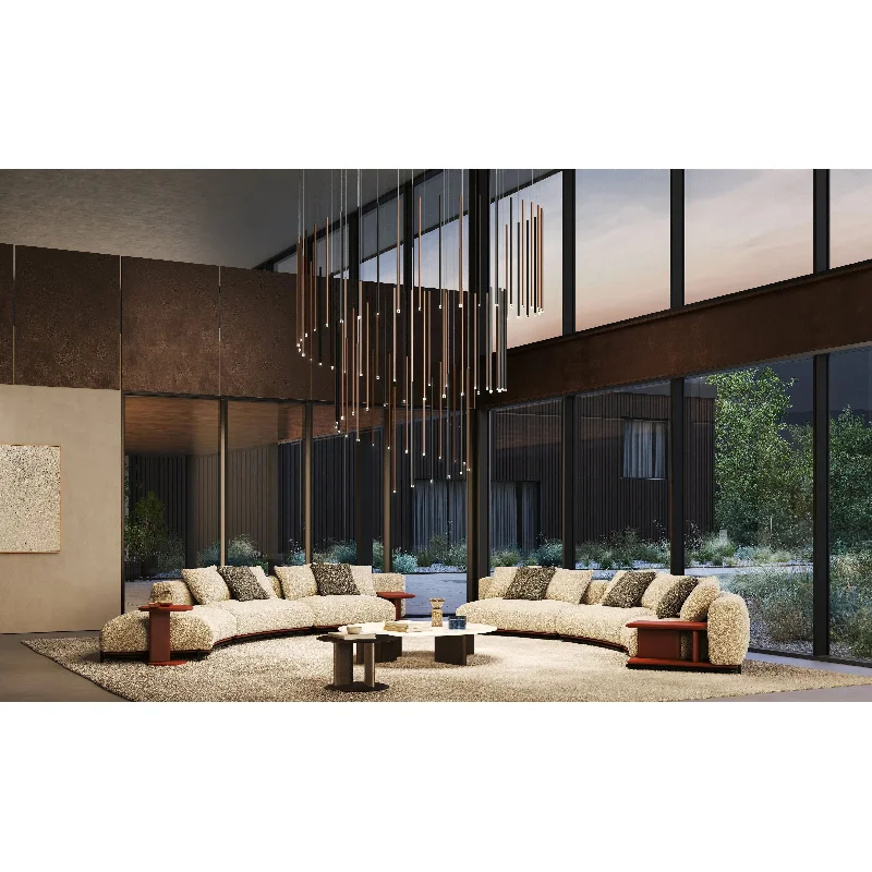 Track lighting for high - ceiling spaces74 Light A-Tube Nano - Cluster Composition