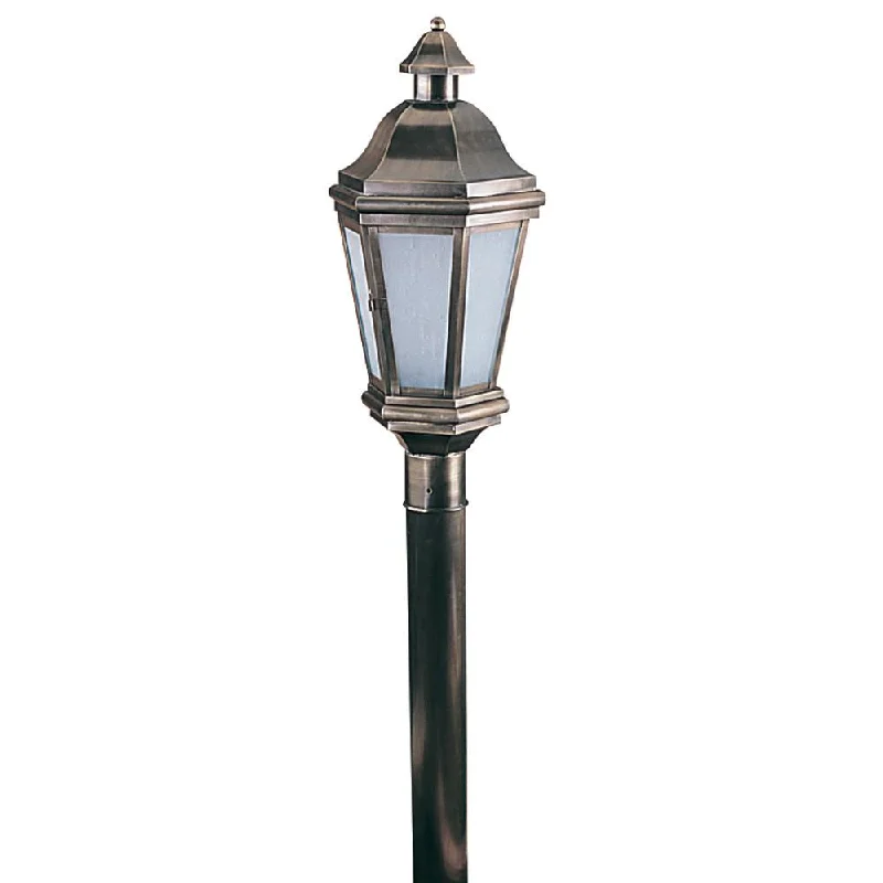 Track lighting with clear glass shadesSPJ Lighting SPJ27-04B Post Lantern