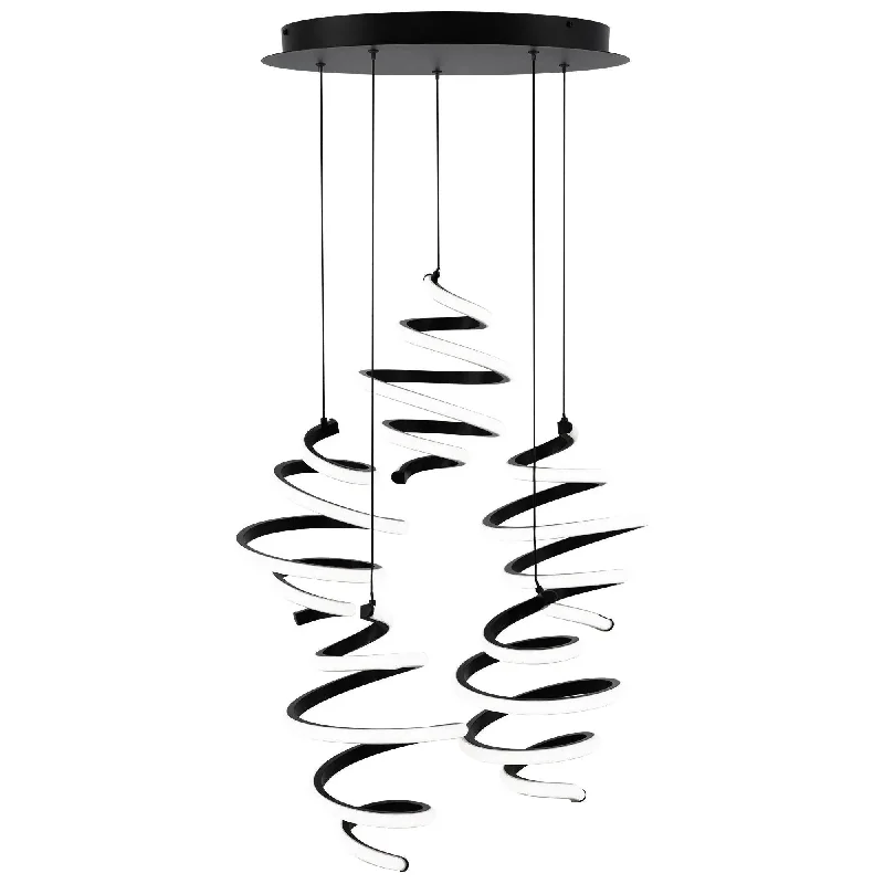 Rustic track lighting for farmhouse decorWhirl LED Chandelier by WAC | QUICK SHIP