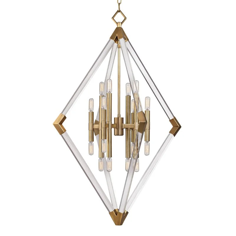 Industrial Lighting for Metal Fabrication ShopsLyons 16 Light Pendant