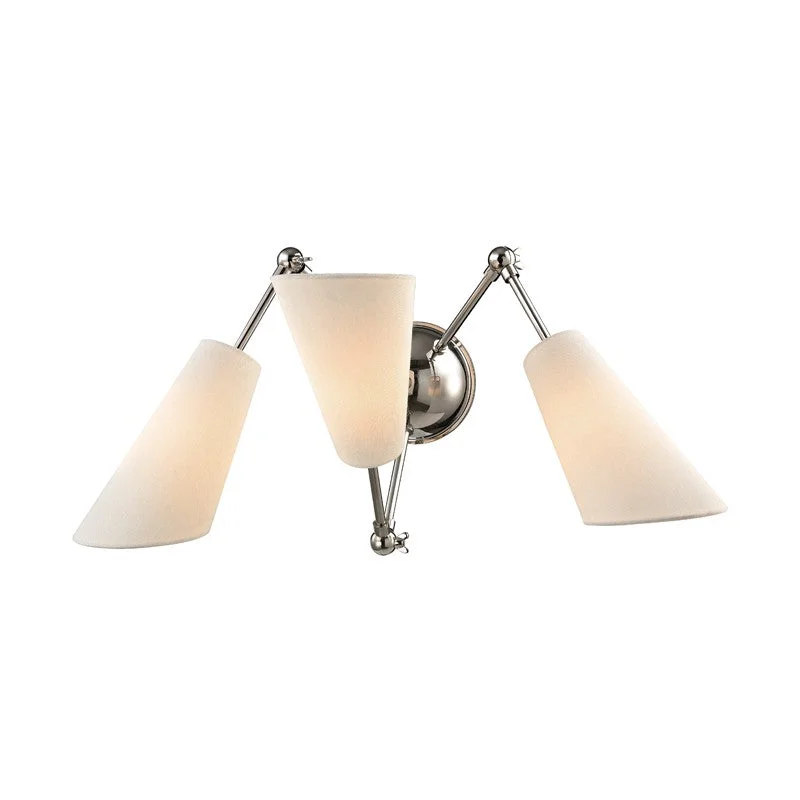 Industrial Lighting for Pharmaceutical ManufacturingBuckingham Three Light Wall Sconce Industrial Lighting for Pharmaceutical ManufacturingBuckingham Three Light Wall Sconce