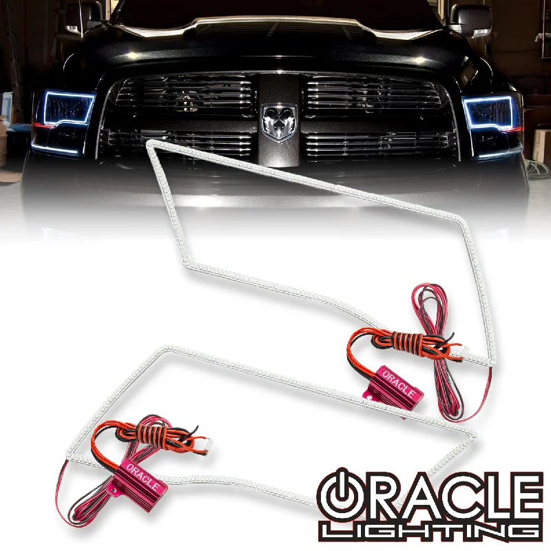 Rustic track lighting for farmhouse decorORACLE Lighting 2009-2018 RAM Sport (Quad) LED Headlight Halo Kit
