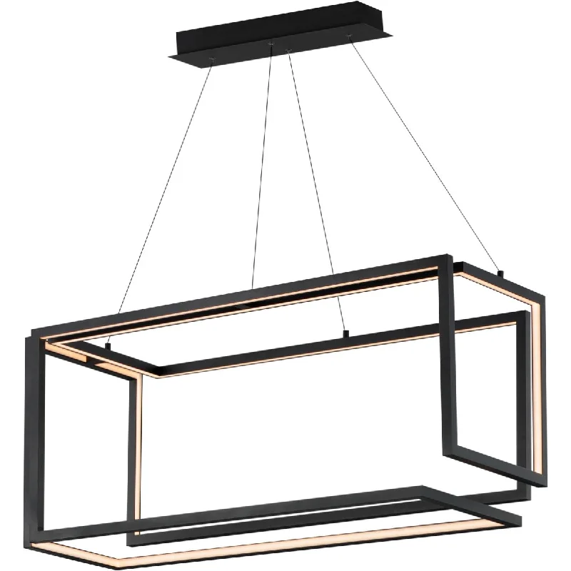 Color - Tunable Industrial Lighting for Special ApplicationsPenrose 38 in. LED Pendant Light Black finish