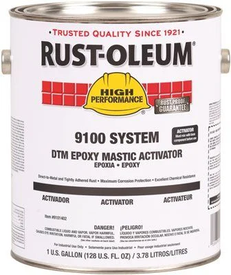 Track lighting with colored glass accentsRust-Oleum 9100 System Standard Activator (<340 G/L) I Gallon