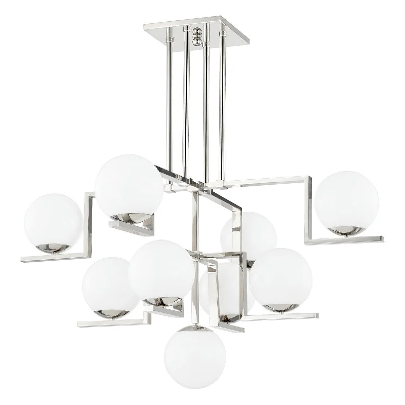 Industrial Lighting for Woodworking FactoriesTanner Nine Light Chandelier