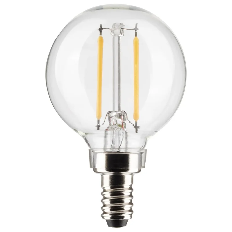 Industrial Lighting for Chemical Plants3 Watt G16.5 LED - Clear - Candelabra base - 90 CRI - 2700K - 120 Volt - 6 Pack Industrial Lighting for Chemical Plants3 Watt G16.5 LED - Clear - Candelabra base - 90 CRI - 2700K - 120 Volt - 6 Pack