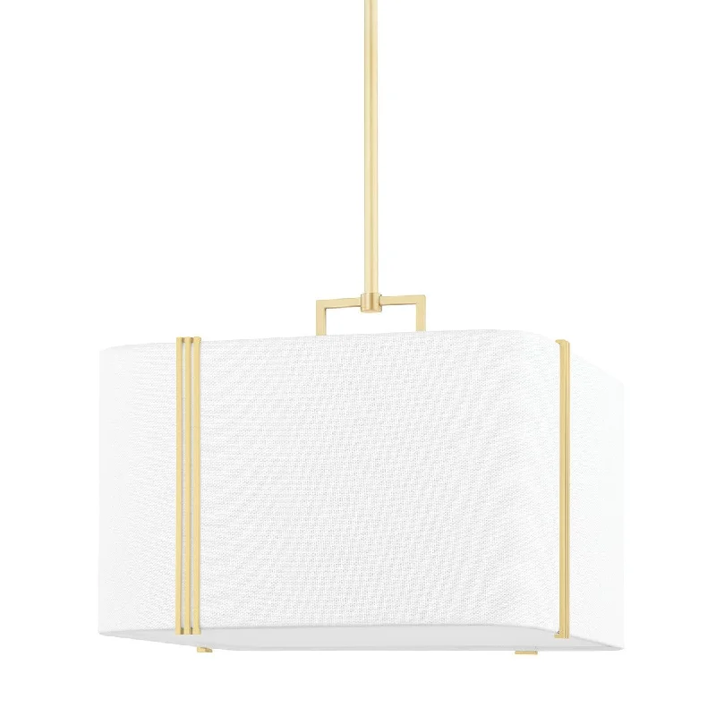 Industrial Lighting for Textile MillsDowning Four Light Pendant