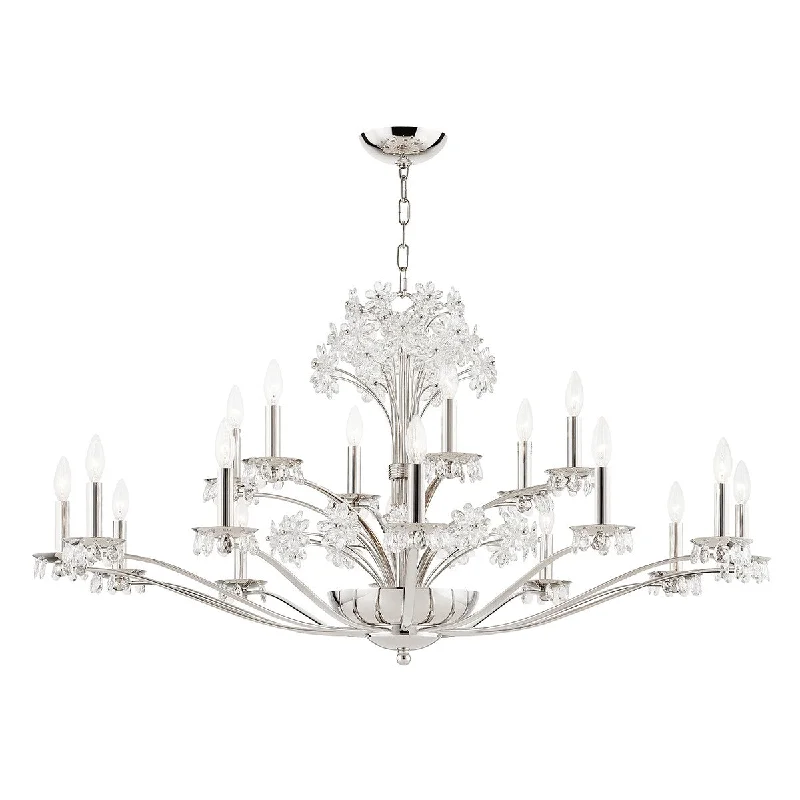 Industrial Lighting for Printing Press FacilitiesBeaumont 20 Light Chandelier