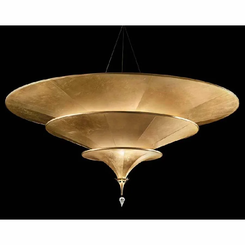 Industrial - style track lighting for loftsFortuny 126CAR Icaro 3 Tiers Suspended Glass Fibre Leaf Lamp Industrial - style track lighting for loftsFortuny 126CAR Icaro 3 Tiers Suspended Glass Fibre Leaf Lamp