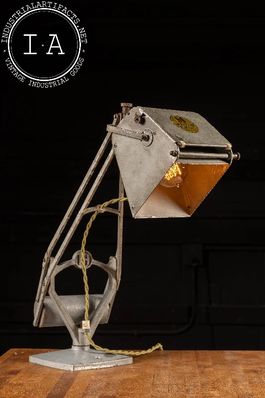 Waterproof Industrial Lighting for Wet AreasVintage Pluslite Desk Lamp by Horstmann Waterproof Industrial Lighting for Wet AreasVintage Pluslite Desk Lamp by Horstmann