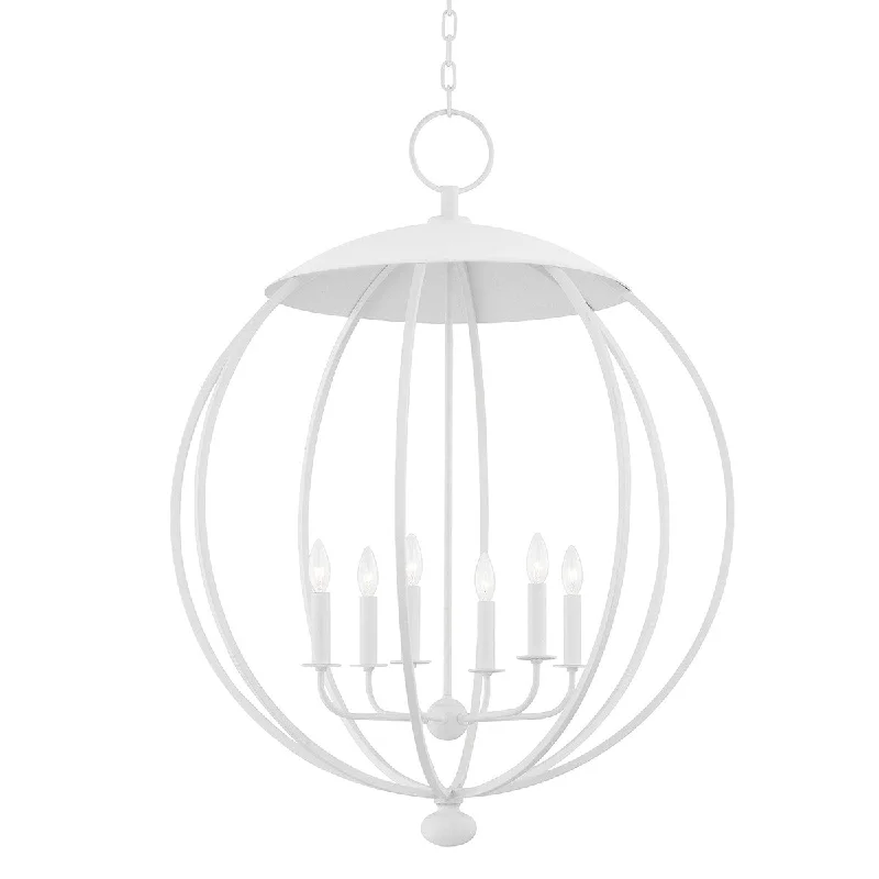 Industrial Flood Lighting for Outdoor Loading DocksWesley Six Light Pendant