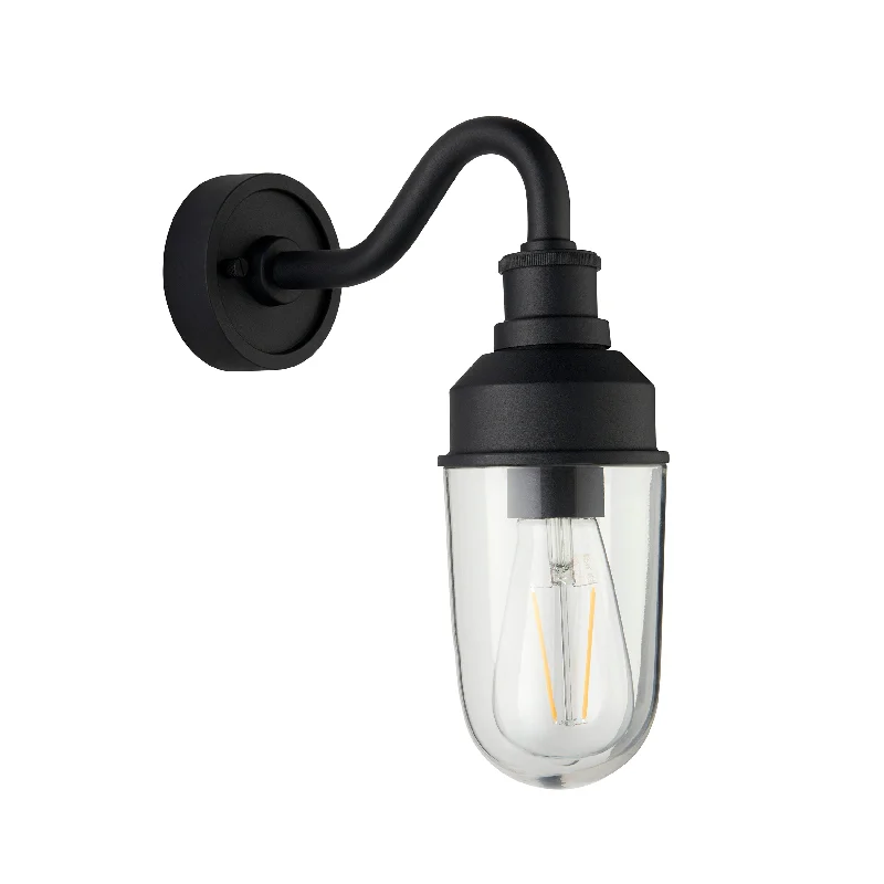 Track lighting with frosted glass shadesfabric wall lamps with a linen shade for a relaxed and breathable atmosphereFranco Outdoor Wall Light - Matt Black / Brushed Gold