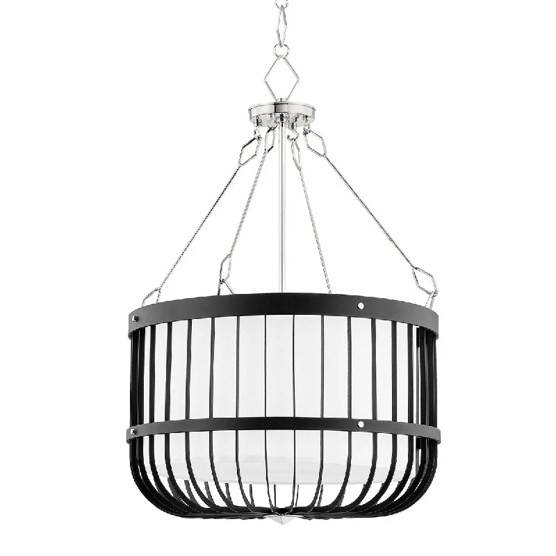 Industrial Ceiling - Mounted Lighting for Assembly PlantsLandon Four Light Pendant Industrial Ceiling - Mounted Lighting for Assembly PlantsLandon Four Light Pendant