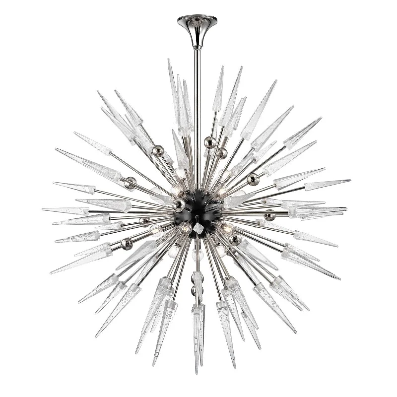 Industrial Lighting with High CRI (Color Rendering Index) for True Color PerceptionSparta 18 Light Chandelier
