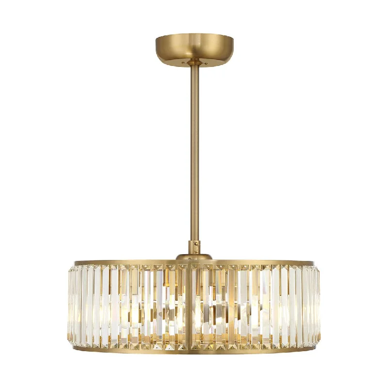 Track lighting with a minimalist track designJanus 5-Light Fan D'Lier