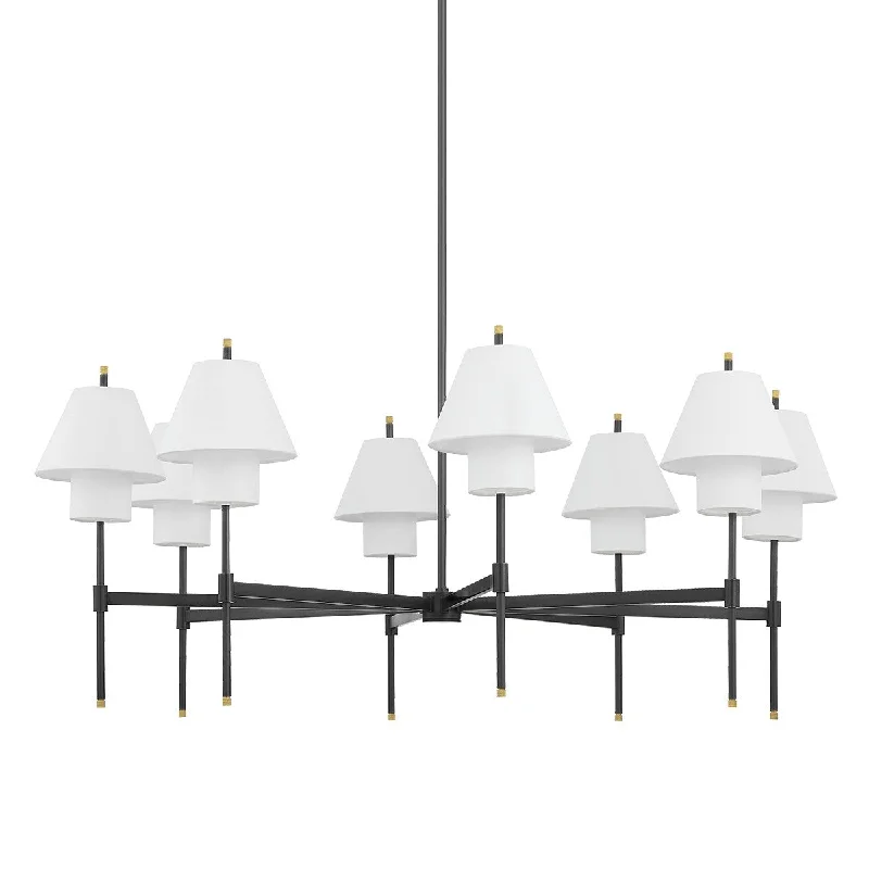 Industrial Exit Sign Lighting for Quick EvacuationGlenmoore Eight Light Chandelier