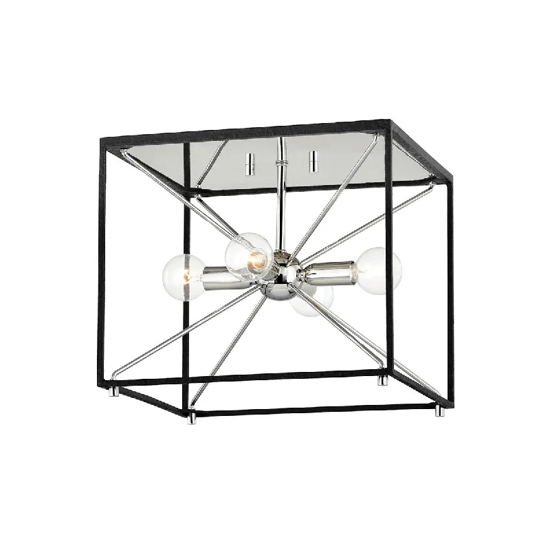 Industrial Lighting for Woodworking FactoriesGlendale Four Light Chandelier