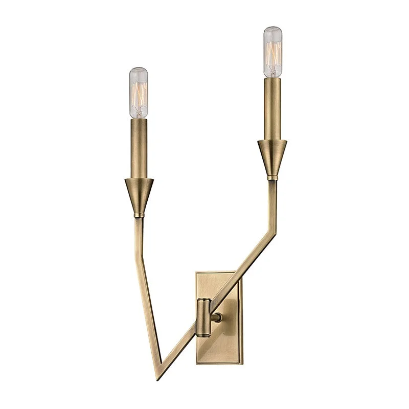 Dimmable Industrial Lighting for Ambiance ControlArchie Two Light Wall Sconce
