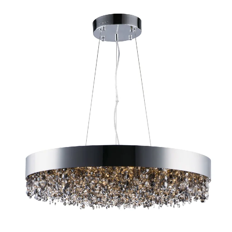Color - Tunable Industrial Lighting for Special ApplicationsMystic 30 in. 22 Lights LED Pendant Light Polished Chrome Finish Color - Tunable Industrial Lighting for Special ApplicationsMystic 30 in. 22 Lights LED Pendant Light Polished Chrome Finish