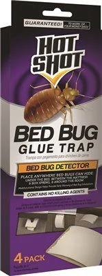 White track lighting for a clean lookHot Shot Bedbug Glue Trap 4 Per Pack
