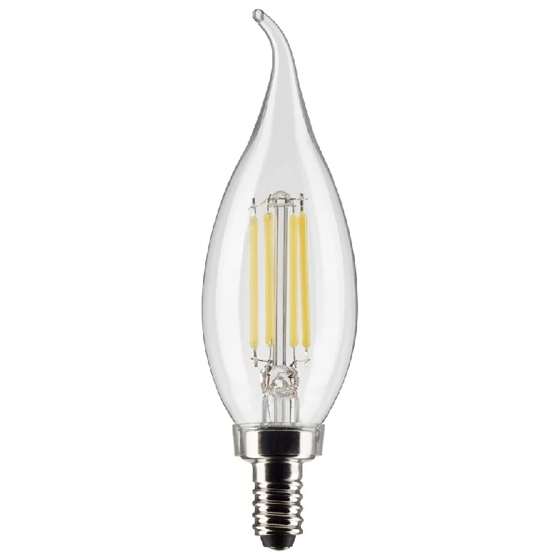 Low - Bay Industrial Lighting Fixtures for Small Factories4 Watt CA10 LED - Clear - Candelabra base - 90 CRI - 4000K - 120 Volt - 6 Pack Low - Bay Industrial Lighting Fixtures for Small Factories4 Watt CA10 LED - Clear - Candelabra base - 90 CRI - 4000K - 120 Volt - 6 Pack