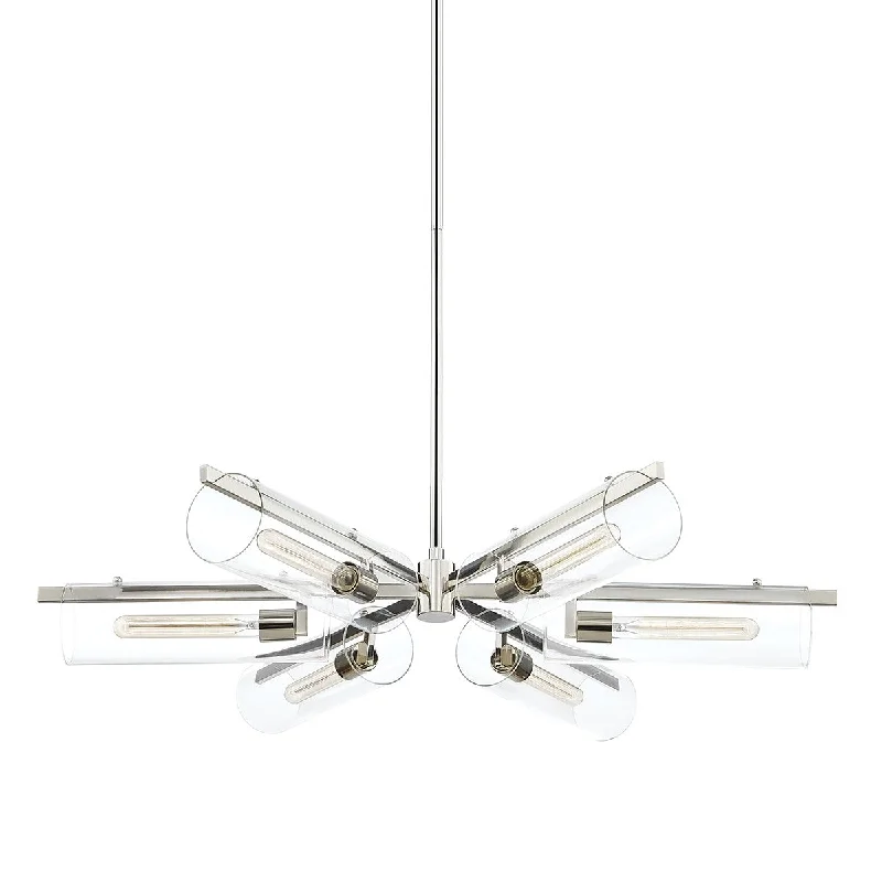 Industrial Pendant Lighting for Machine ShopsAriel Six Light Chandelier