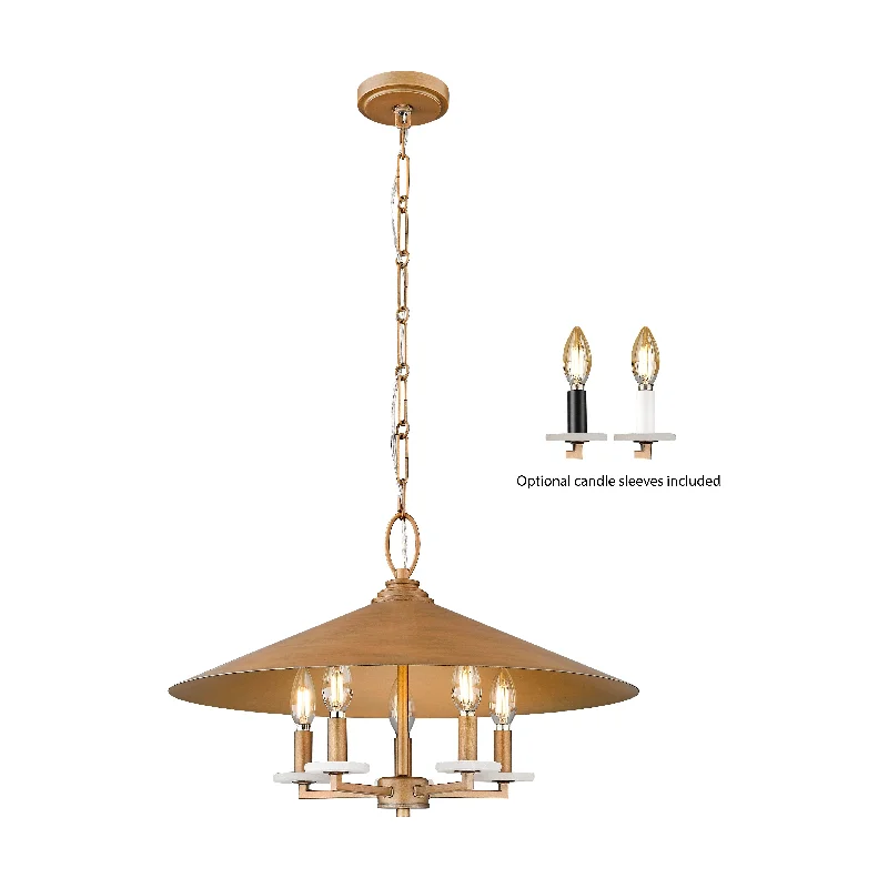 Track lighting for highlighting kitchen cabinetsRialto 5-Light Pendant