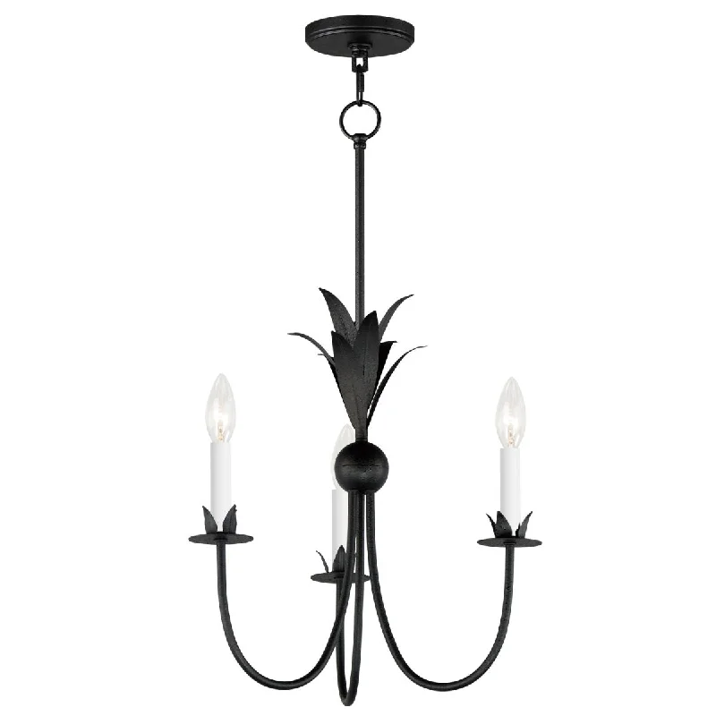Durable Industrial Lighting for Harsh EnvironmentsPaloma 16 in. 3 Lights Chandelier Black Finish Durable Industrial Lighting for Harsh EnvironmentsPaloma 16 in. 3 Lights Chandelier Black Finish