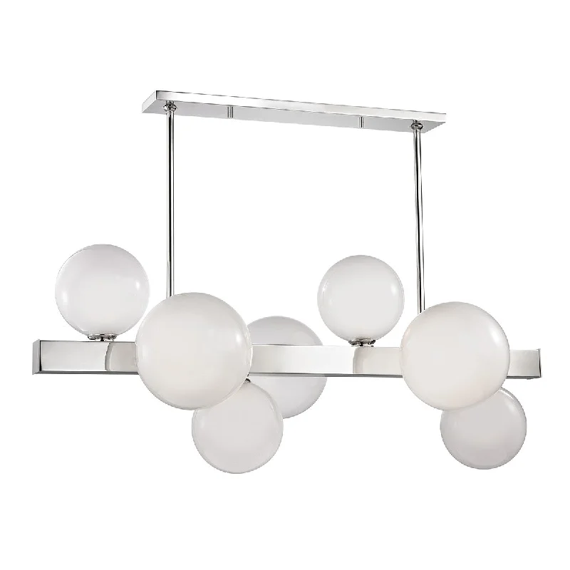 Industrial Lighting for Metal Fabrication ShopsHinsdale Seven Light Island Pendant