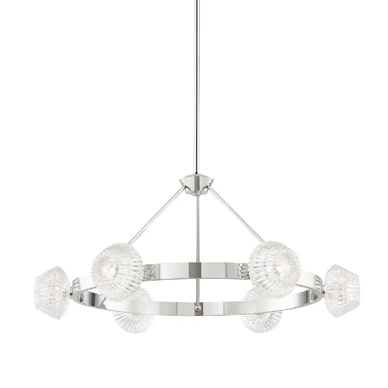 Industrial Lighting for Pharmaceutical ManufacturingBarclay Six Light Chandelier