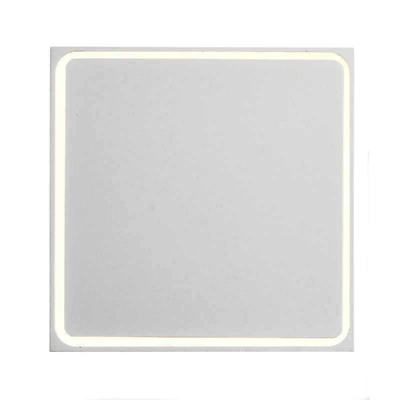 Industrial Pendant Lighting for Machine ShopsAlumilux Outline 5 in. LED Outdoor Wall Sconce 560 Lumens 3000K White