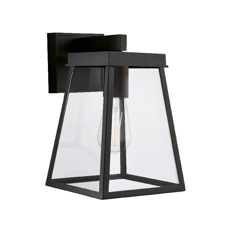 Track lighting with a long - lasting lifespanvictorian style wall lamps with intricate metalwork for traditional entrywaysStanley Outdoor Wall Light - Matt Black / Brushed Gold