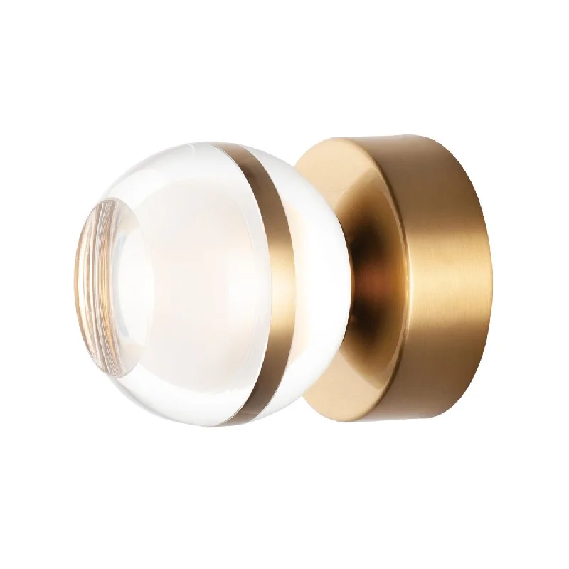 Corrosion - Resistant Industrial Lighting for Coastal FactoriesSwank 6 in. LED Wall Light Brass finish Corrosion - Resistant Industrial Lighting for Coastal FactoriesSwank 6 in. LED Wall Light Brass finish
