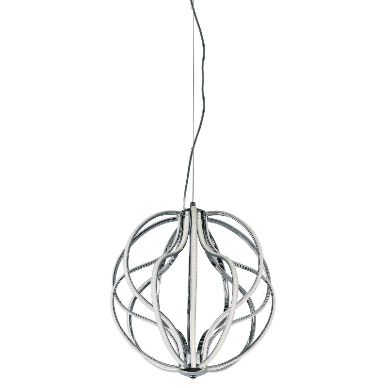 Industrial Lighting for Pharmaceutical ManufacturingAura 17 in. LED Pendant Light Chrome finish Industrial Lighting for Pharmaceutical ManufacturingAura 17 in. LED Pendant Light Chrome finish