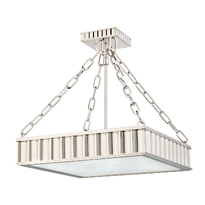 Dimmable Industrial Lighting for Ambiance ControlMiddlebury Three Light Semi Flush Mount