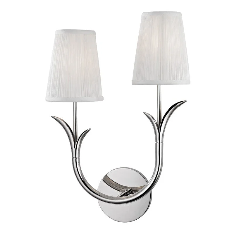 Energy - Efficient Industrial Lighting for Cost - SavingsDeering Two Light Wall Sconce