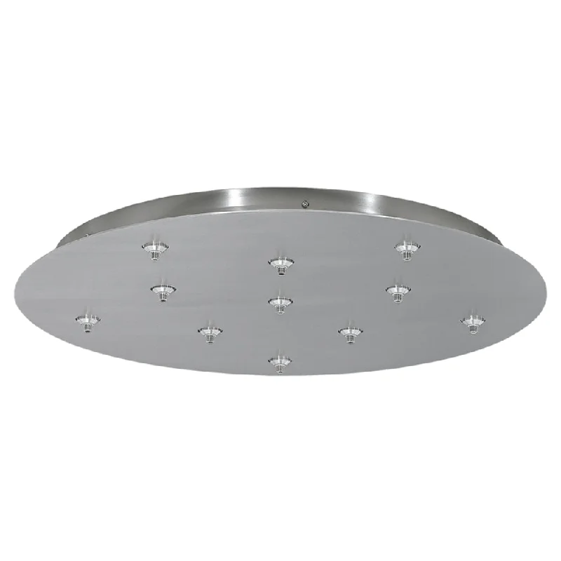 Track lighting for rental propertiesTech Lighting 700FJRD11 Freejack Round Canopy 11-Port By Visual Comfort
