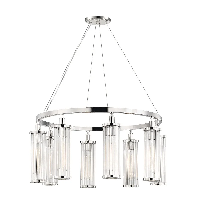 Industrial Lighting for Woodworking FactoriesMarley Eight Light Pendant
