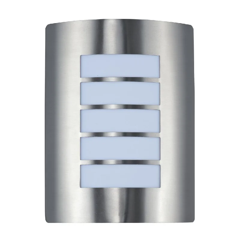Industrial Lighting for Chemical PlantsView LED 9 In. LED Outdoor Wall Light 900 Lumens 3000K Stainless Steel Finish