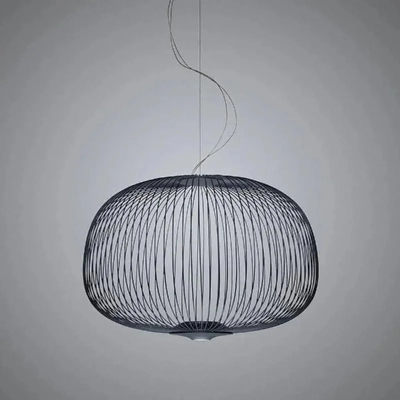 Track lighting with colored glass accentsSpokes 3 Pendant