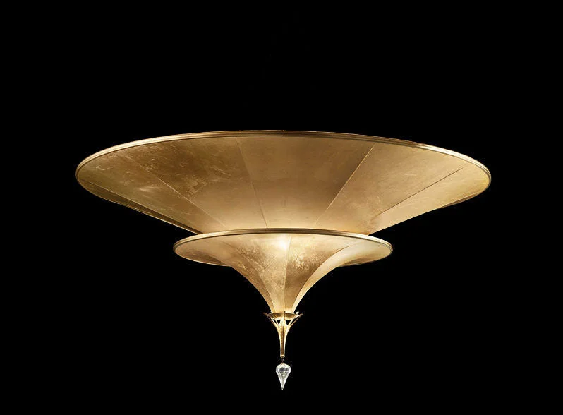 Track lighting for high - ceiling spacesFortuny 086CAR-2 Icaro 2 Tiers Glass Fibre Flush Mount Lamp Track lighting for high - ceiling spacesFortuny 086CAR-2 Icaro 2 Tiers Glass Fibre Flush Mount Lamp